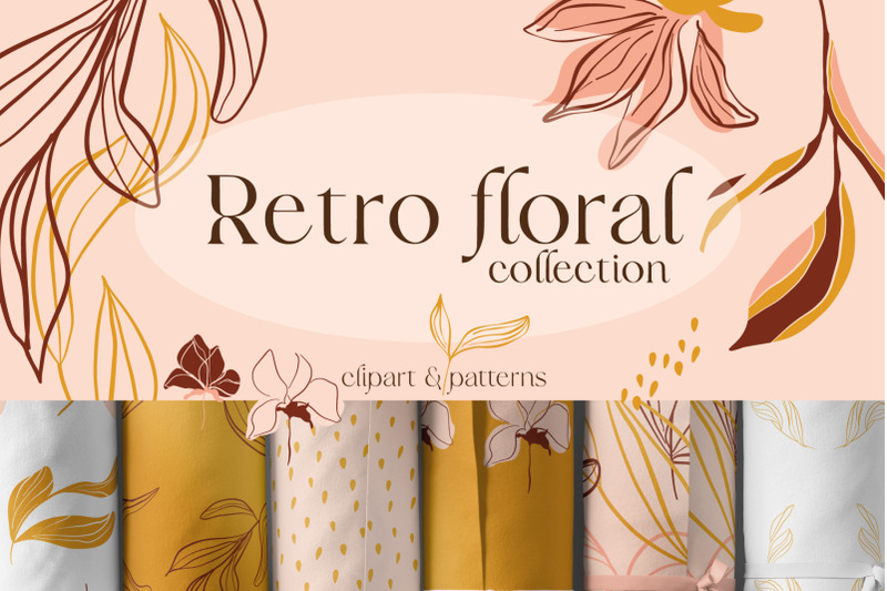 retro-floral-clipart-and-patterns