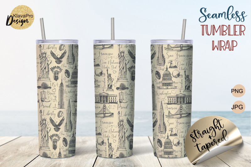 vintage-patriotic-tumbler-sublimation-bundle-of-seamless-design-20oz