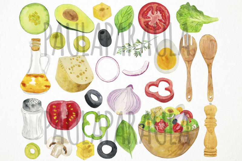 watercolor-salad-clipart-salad-ingredients-clipart-vegetarian-clipart