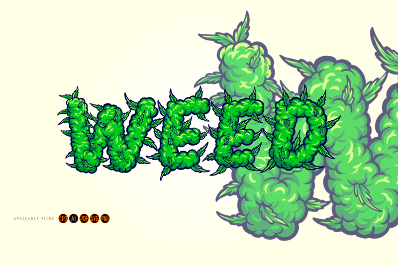 weed-font-lettering-with-smoke-effect