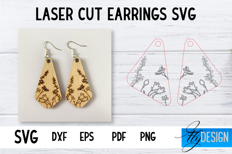 earrings-svg-wildflower-svg-laser-cut-files-engraving-svg