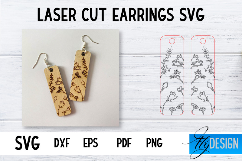 earrings-svg-wildflower-svg-laser-cut-files-engraving-svg