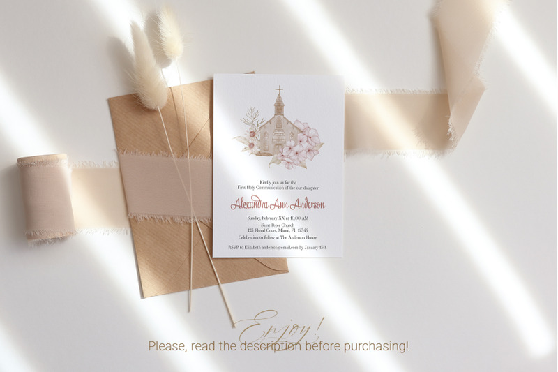 first-communion-invitation-template-church-floral-baptism-invite-card