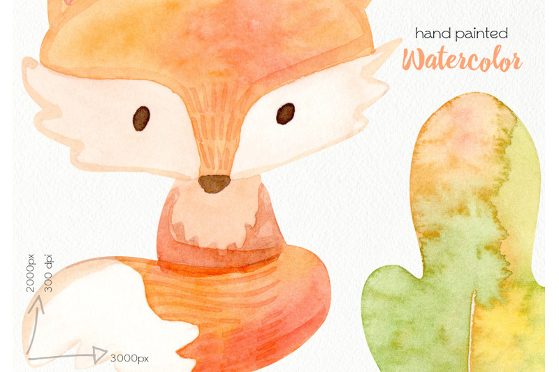 watercolor-fox-clipart