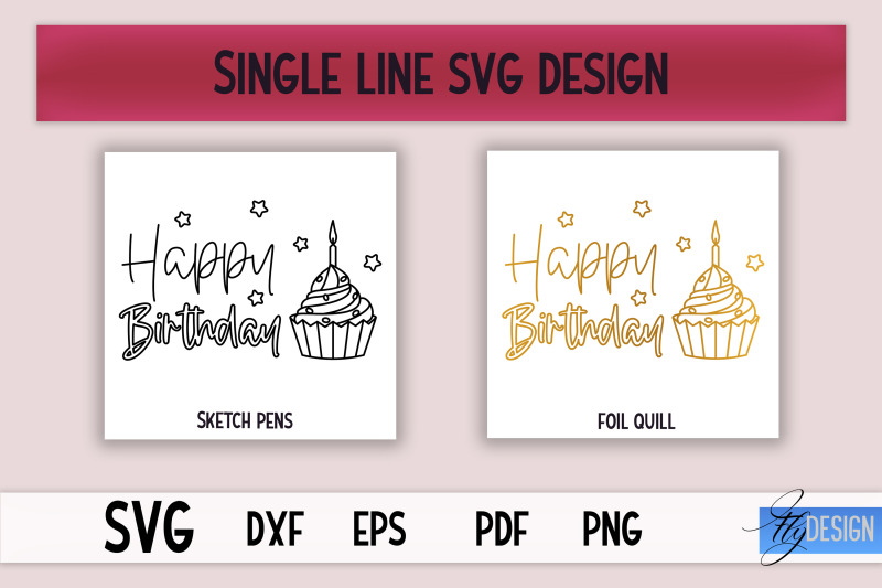 single-line-svg-bundle-foil-quill-designs-outline-design