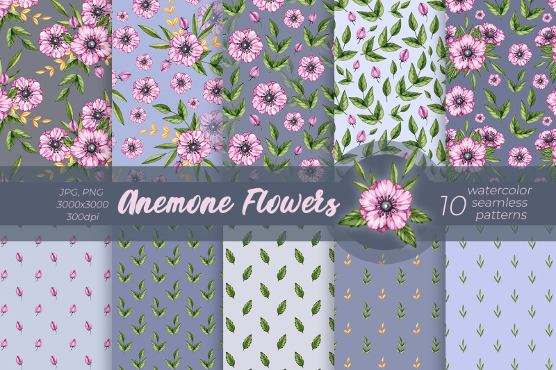 anemone-flowers-watercolor-patterns-png-jpg