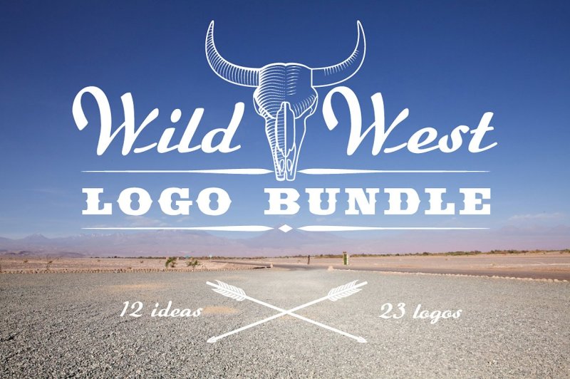 wild-west-logo-bundle