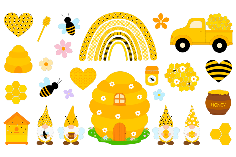 bees-gnomes-clipart-gnomes-bee-svg-gnomes-bees-sublimation