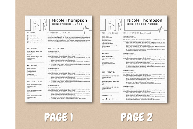 nurse-resume-bundle-5-templates-nurse-cv-templates-bundle