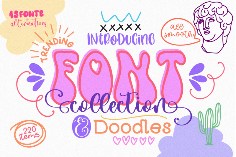 fonts-and-doodles-trending-collection