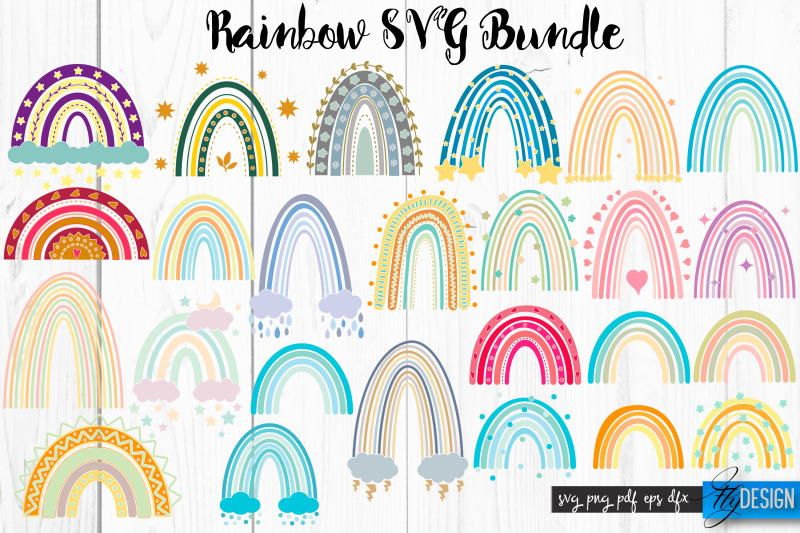 rainbow-svg-bundle-boho-rainbow-svg-watercolor-rainbow-svg