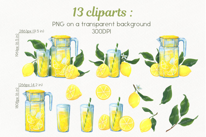 clipart-with-lemons-and-homemade-lemonade