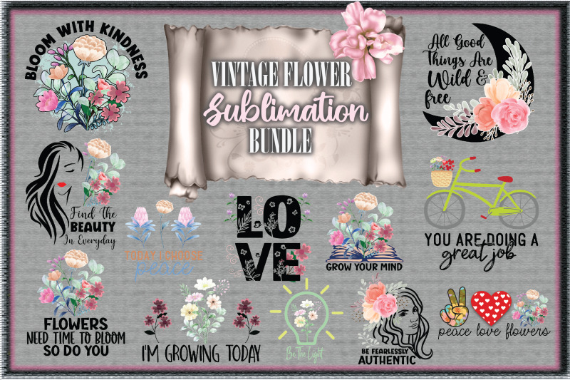 vintage-flower-bundle-sublimation