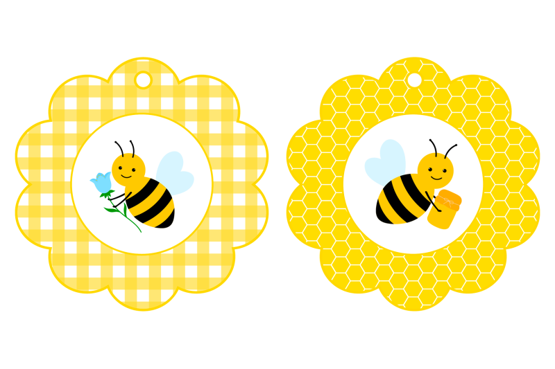bees-gift-tags-printable-bees-gift-tags-template-bees-svg