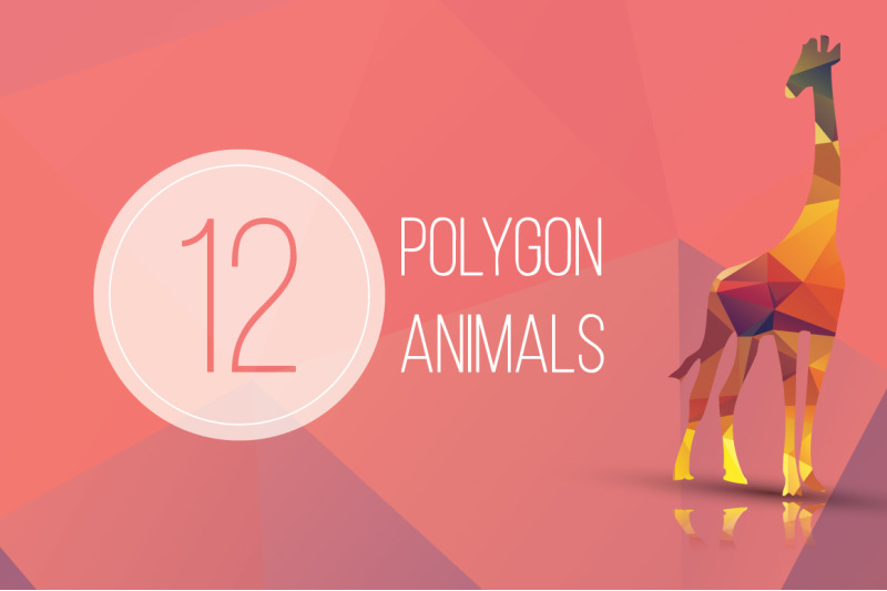 12-geometric-polygon-animals