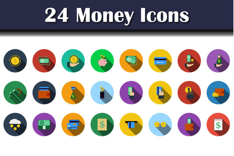 money-icon-set