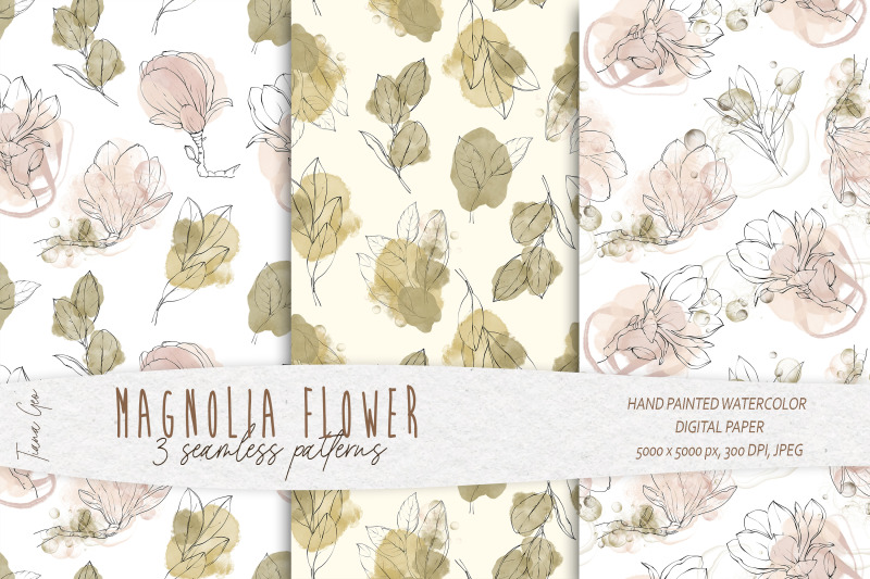 pink-line-art-magnolia-seamless-patterns-3-jpeg-files