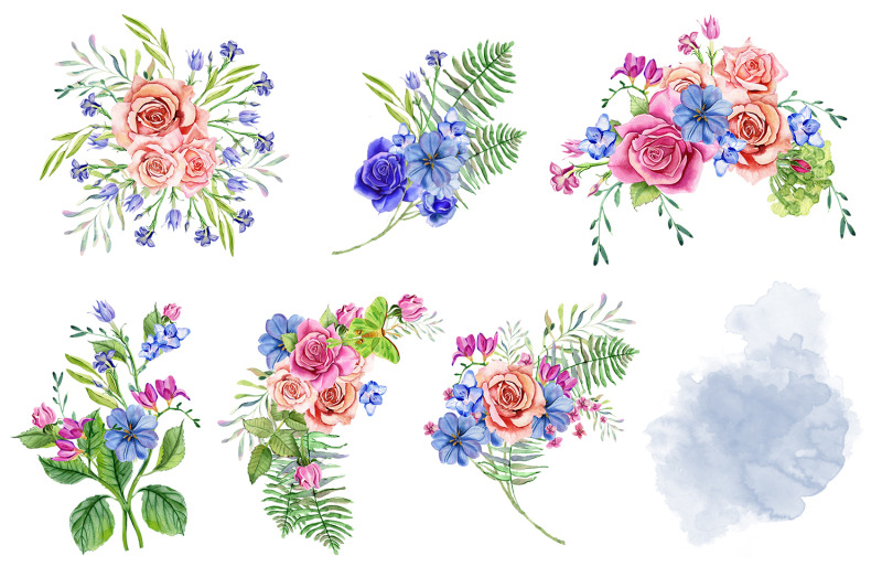 flowers-bouquets-clipart-sublimation-png