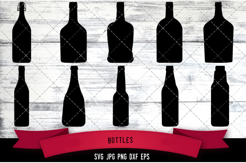 bottles-cut-file-svg