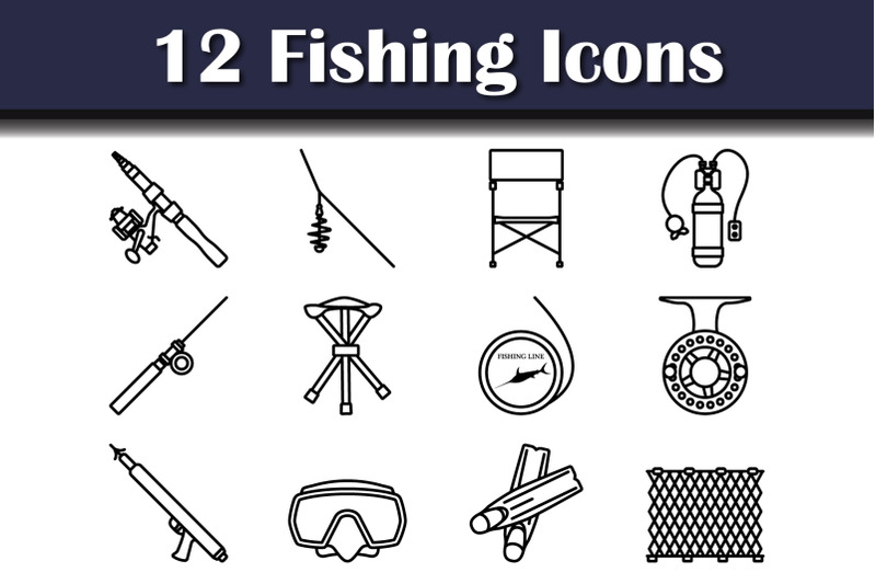 fishing-icon-set