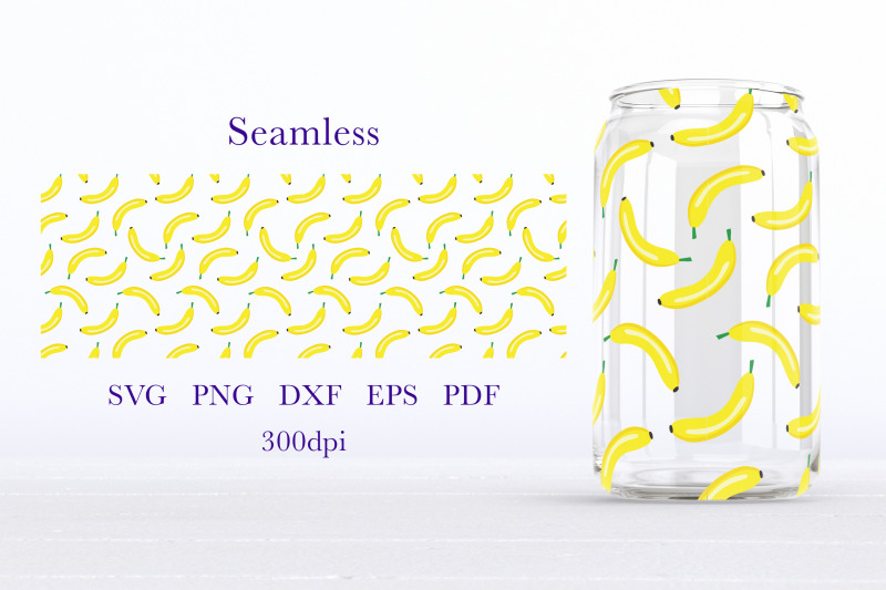 banana-fruit-glass-can-wrap-svg-libbey-can-glass-full-wrap