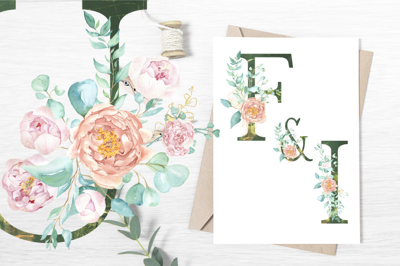 floral-alphabet-monogram-clipart-eucalyptus-wedding-letter