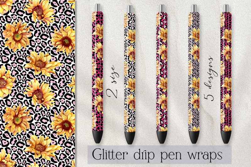 sunflower-epoxy-pen-wraps-bundle-5-animal-print-waterslide