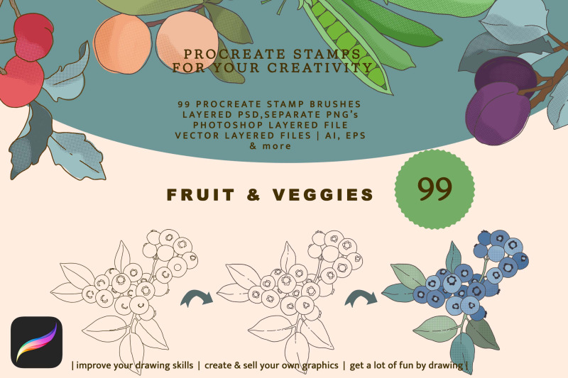 fruit-amp-veggies-brush-kit-procreate