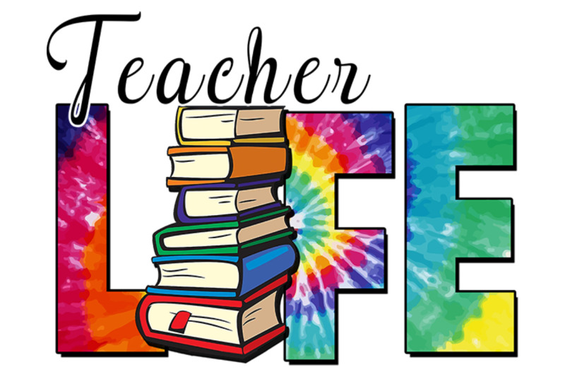 teacher-life-with-book-sublimation-files