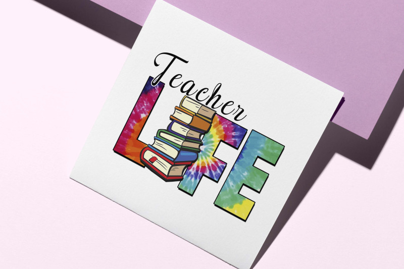 teacher-life-with-book-sublimation-files