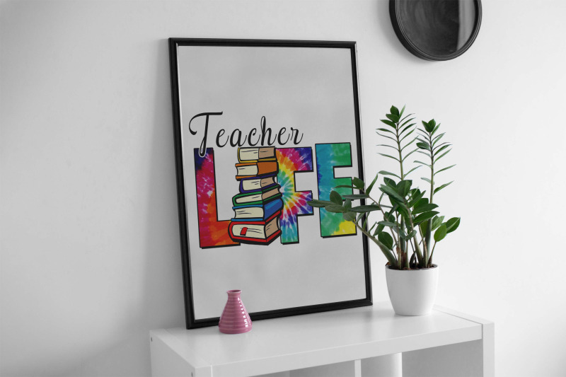 teacher-life-with-book-sublimation-files