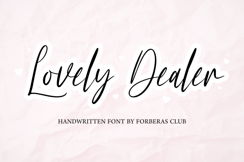 lovely-dealer-handwritten-font