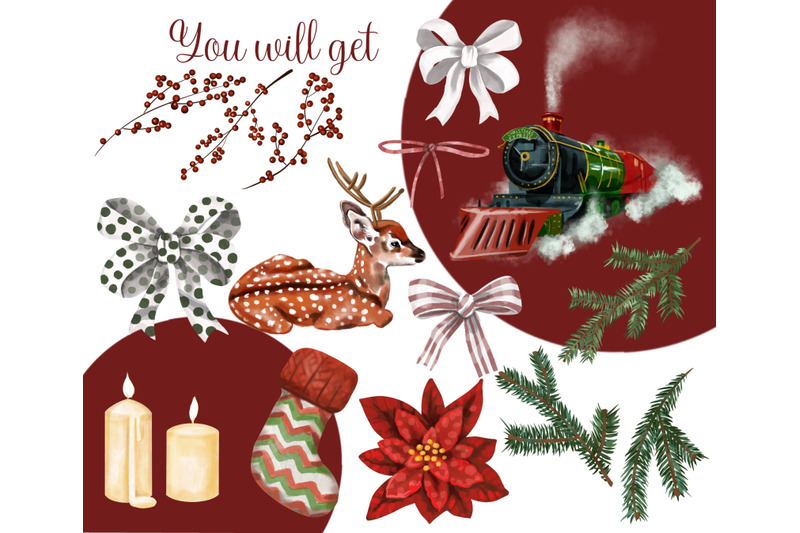 christmas-watercolor-clipart-christmas-toys-png