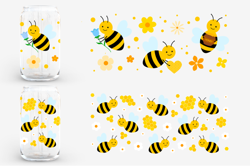 bees-can-glass-wrap-svg-honey-can-glass-wrap-bundle