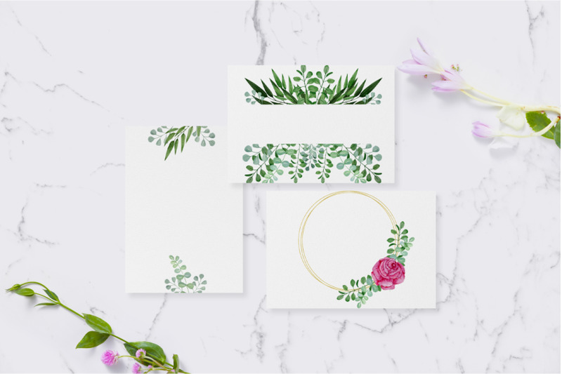 watercolor-eucalyptus-card-wreath-frame