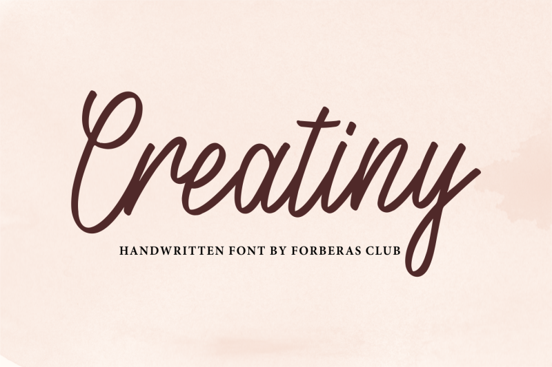 creatiny-handwritten-font