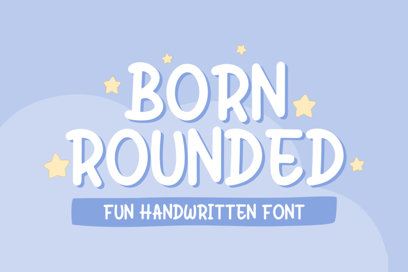 born-rounded-handwritten-font