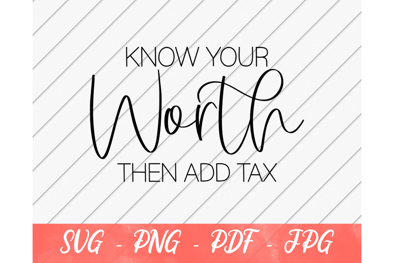 know-your-worth-then-add-tax-svg