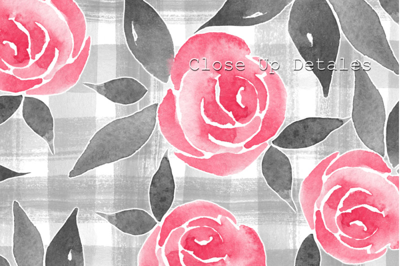 roses-on-gray-watercolor-seamless-pattern