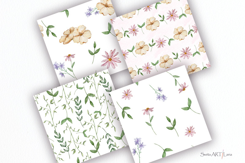 watercolor-garden-floral-digital-paper
