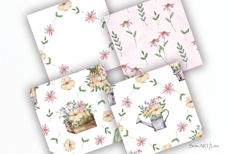 watercolor-garden-floral-digital-paper