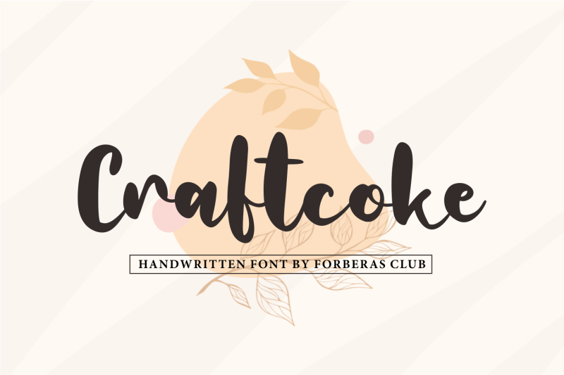 craftcoke-handwritten-font