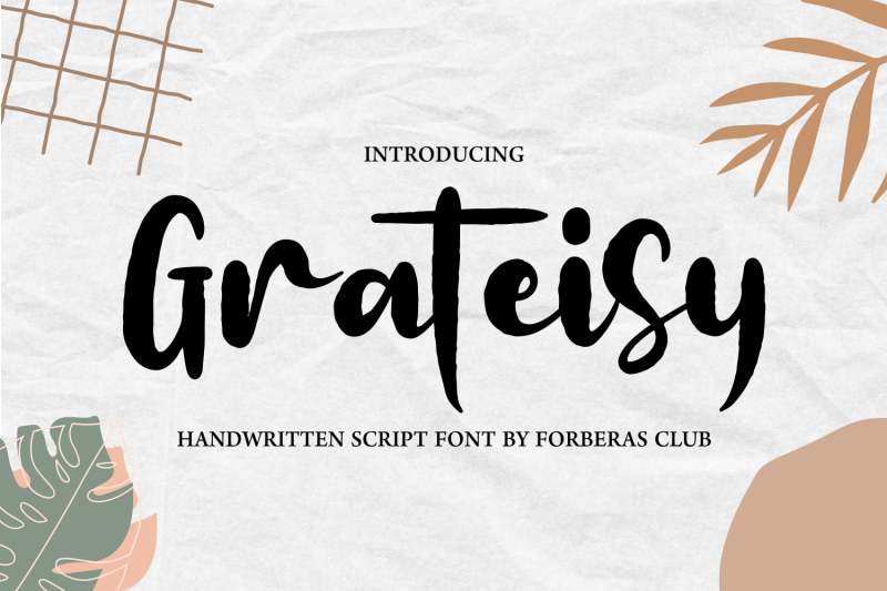 grateisy-handwritten-font