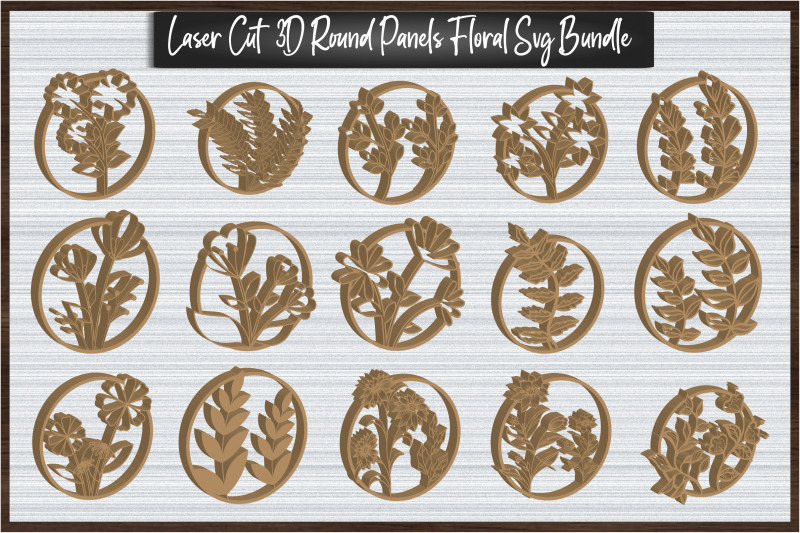 laser-cut-3d-round-panels-floral-svg-bundle