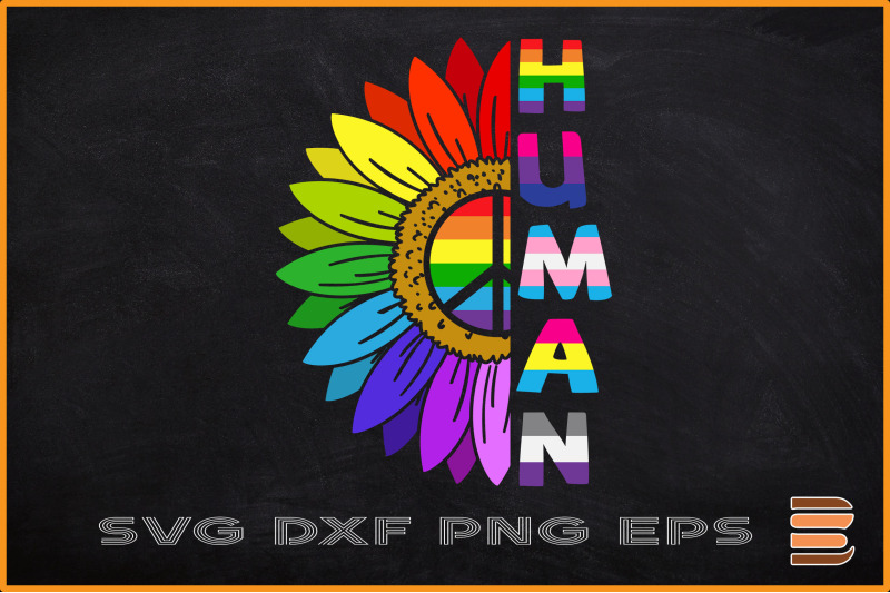 human-sunflower-lgbt-flag-gay-pride