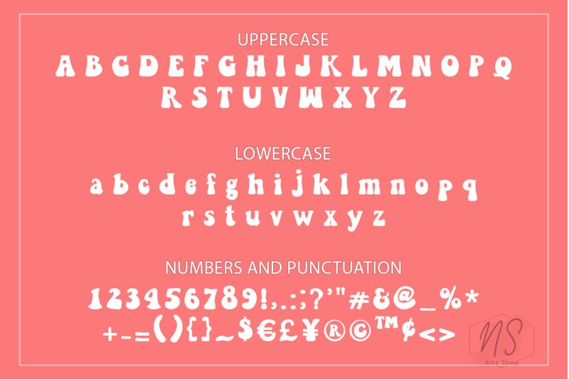 retro-font-groovy-font-boho-font-stylish-font