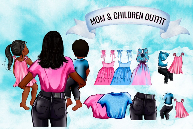 mom-amp-children-family-creator-clipart