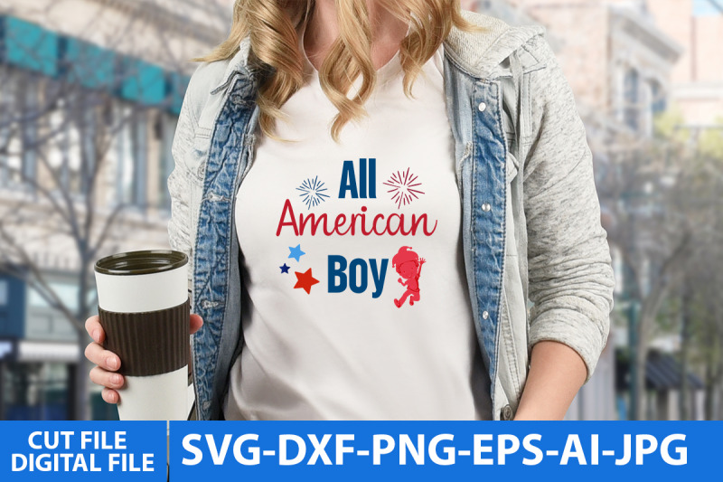 all-american-boy-svg-design