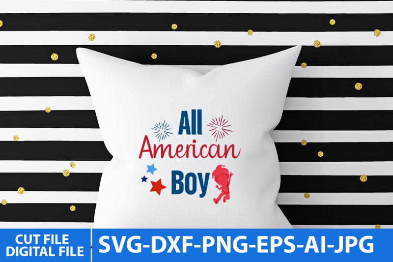 all-american-boy-svg-design