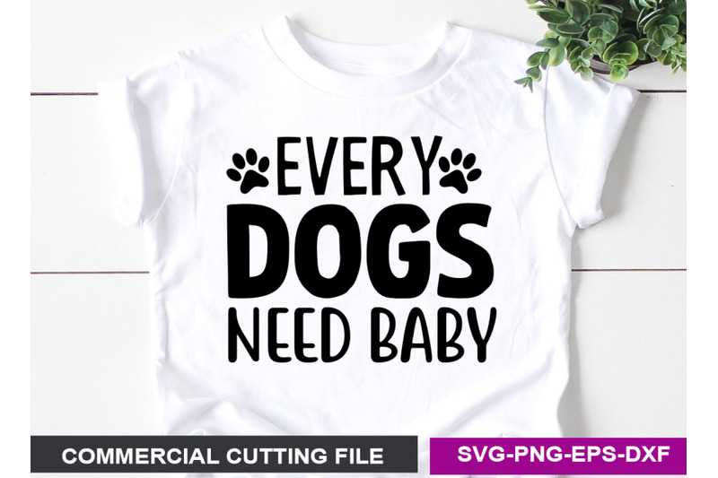 dog-svg-t-shirt-design-template